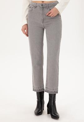 Kadın Gri Jean Pantolon - 50296433005