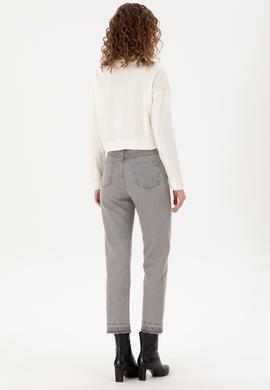 Kadın Gri Jean Pantolon - 50296433005