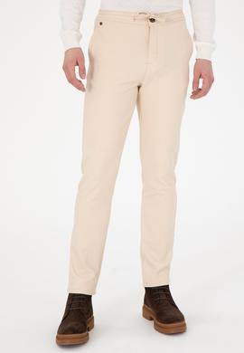 Erkek Krem Kanvas Pantolon - 50291171031