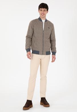 Erkek Krem Kanvas Pantolon - 50291171031