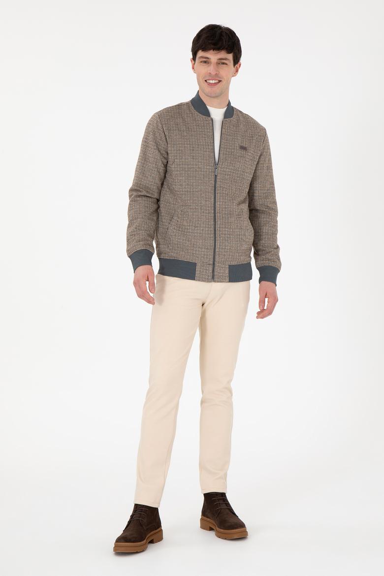 Erkek Krem Kanvas Pantolon - 50291171031