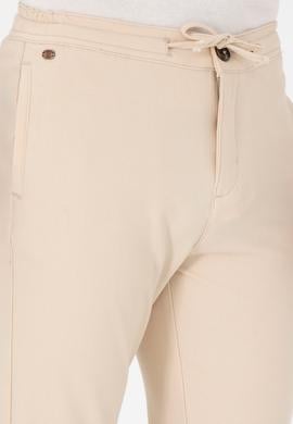Erkek Krem Kanvas Pantolon - 50291171031