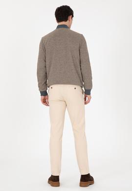 Erkek Krem Kanvas Pantolon - 50291171031