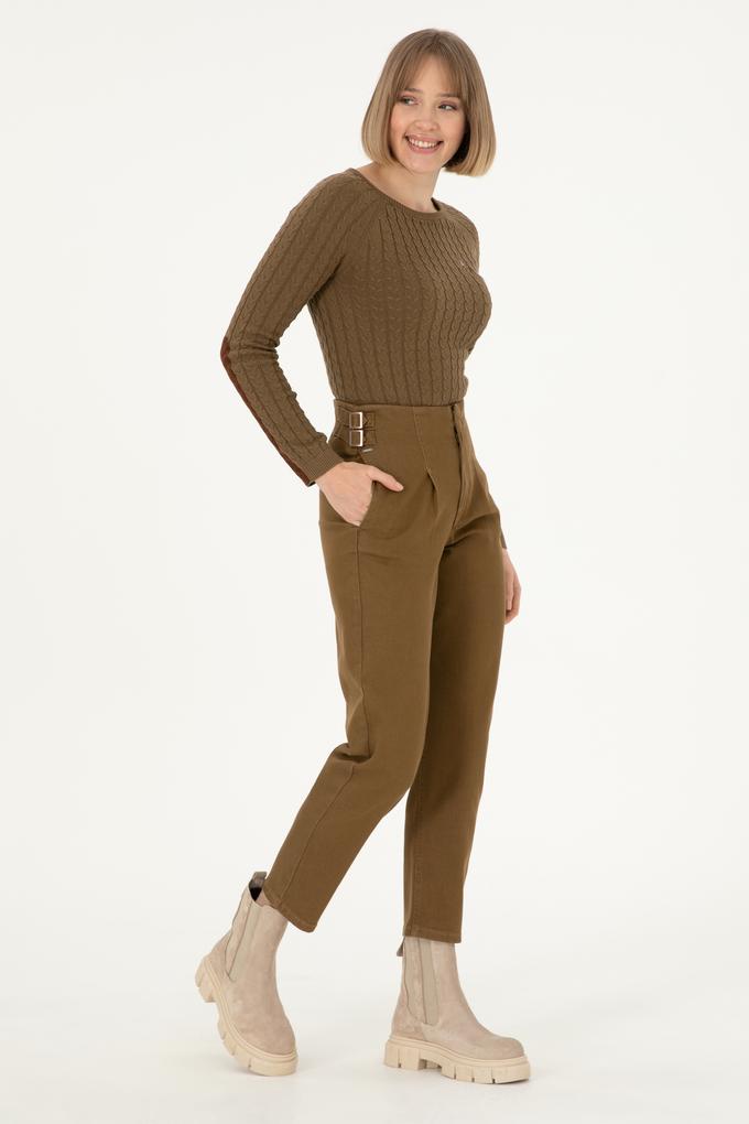 Kadın Camel Carrot Fit Jean Pantolon