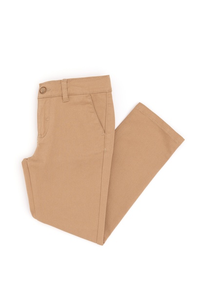 Erkek Çocuk Camel Kanvas Pantolon