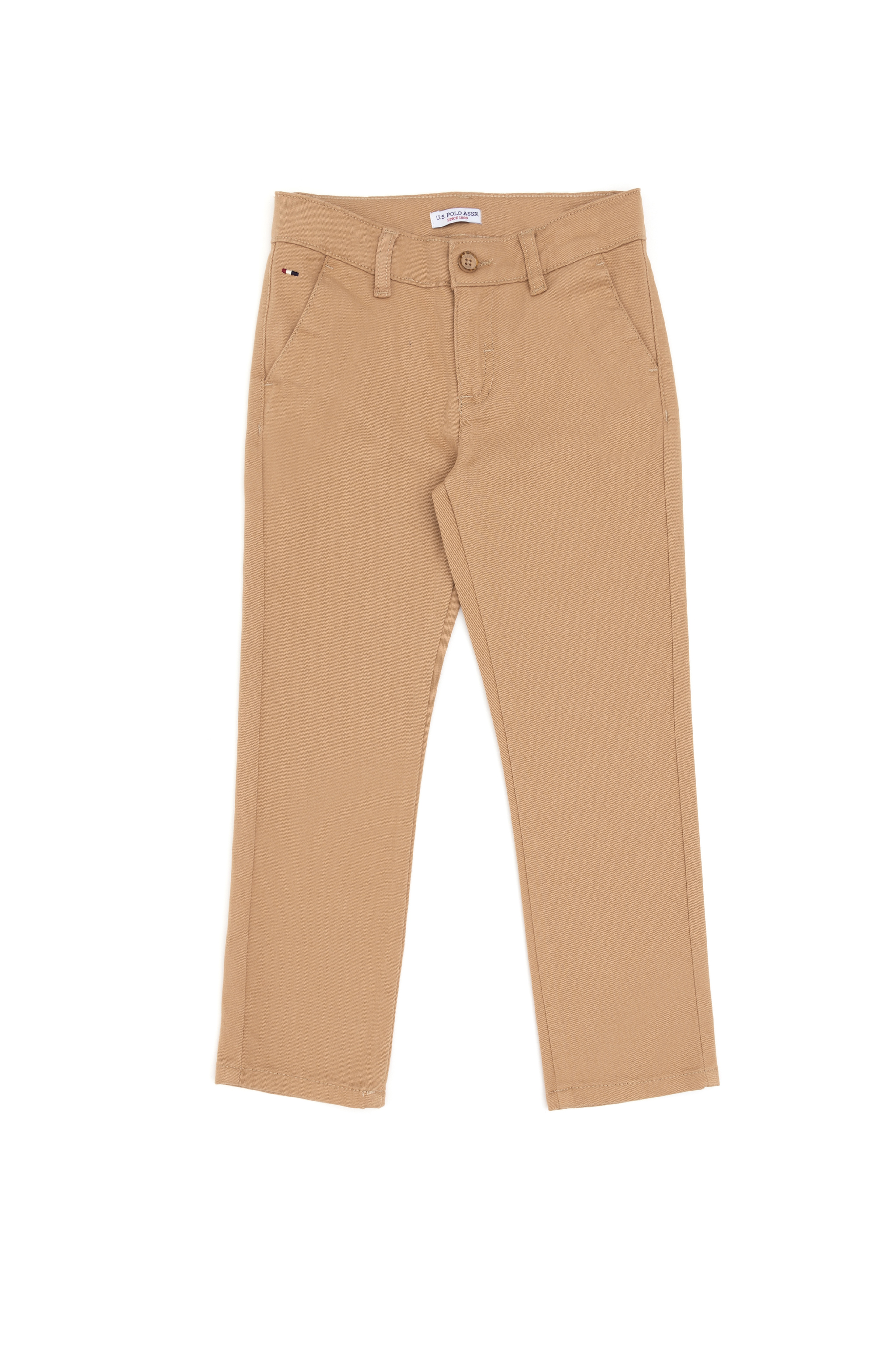 Erkek Çocuk Camel Kanvas Pantolon