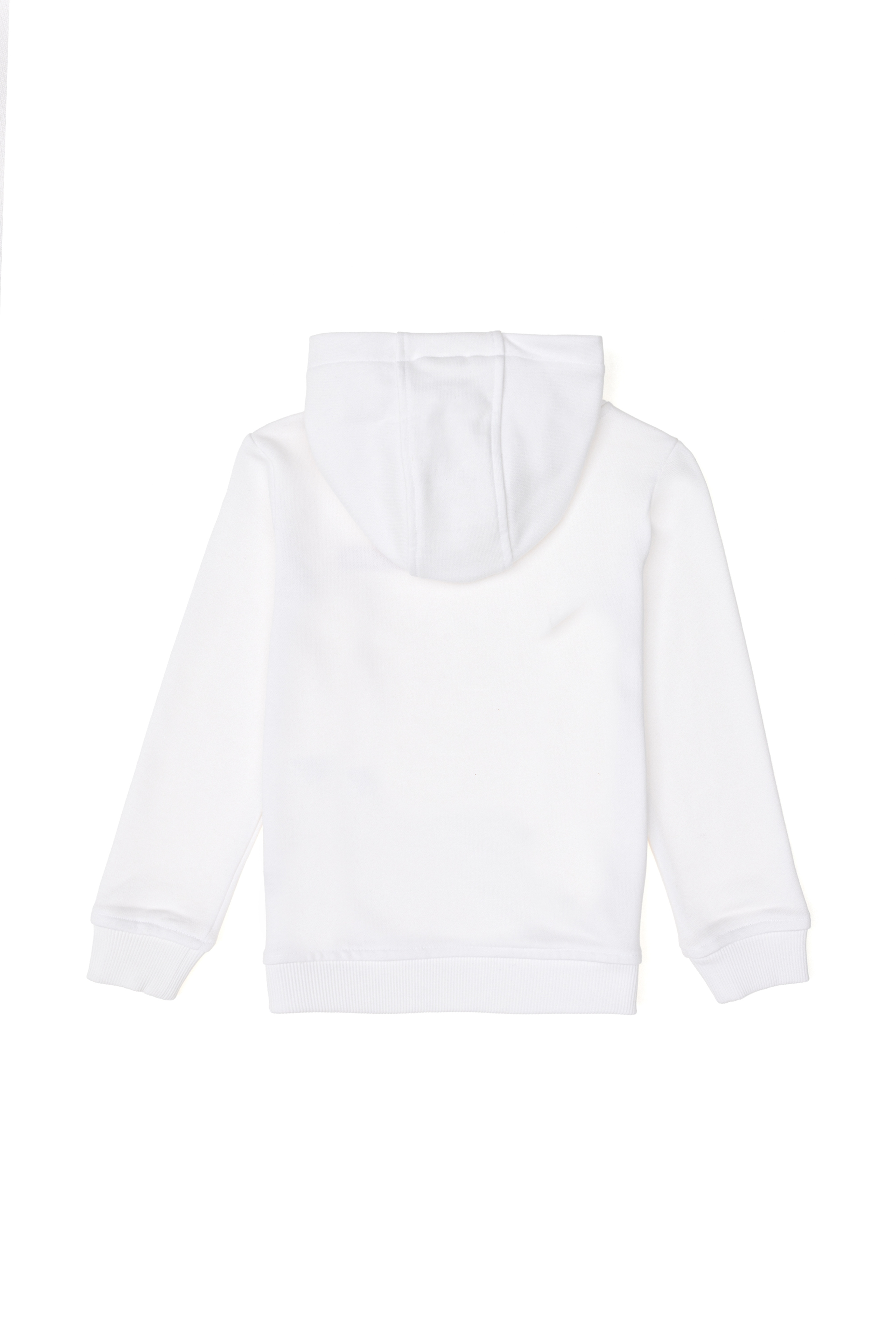 Erkek Çocuk Beyaz Kapüşonlu Sweatshirt - Image 5
