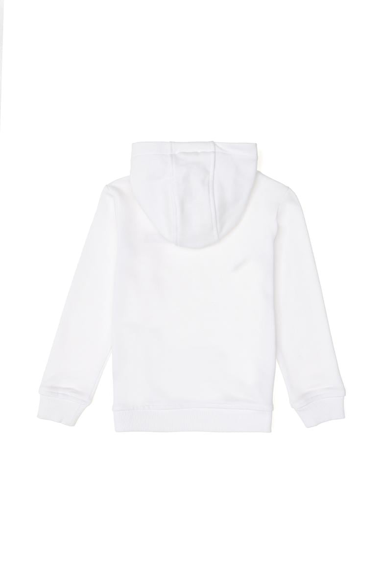 Erkek Çocuk Beyaz Kapüşonlu Sweatshirt - 50293566013