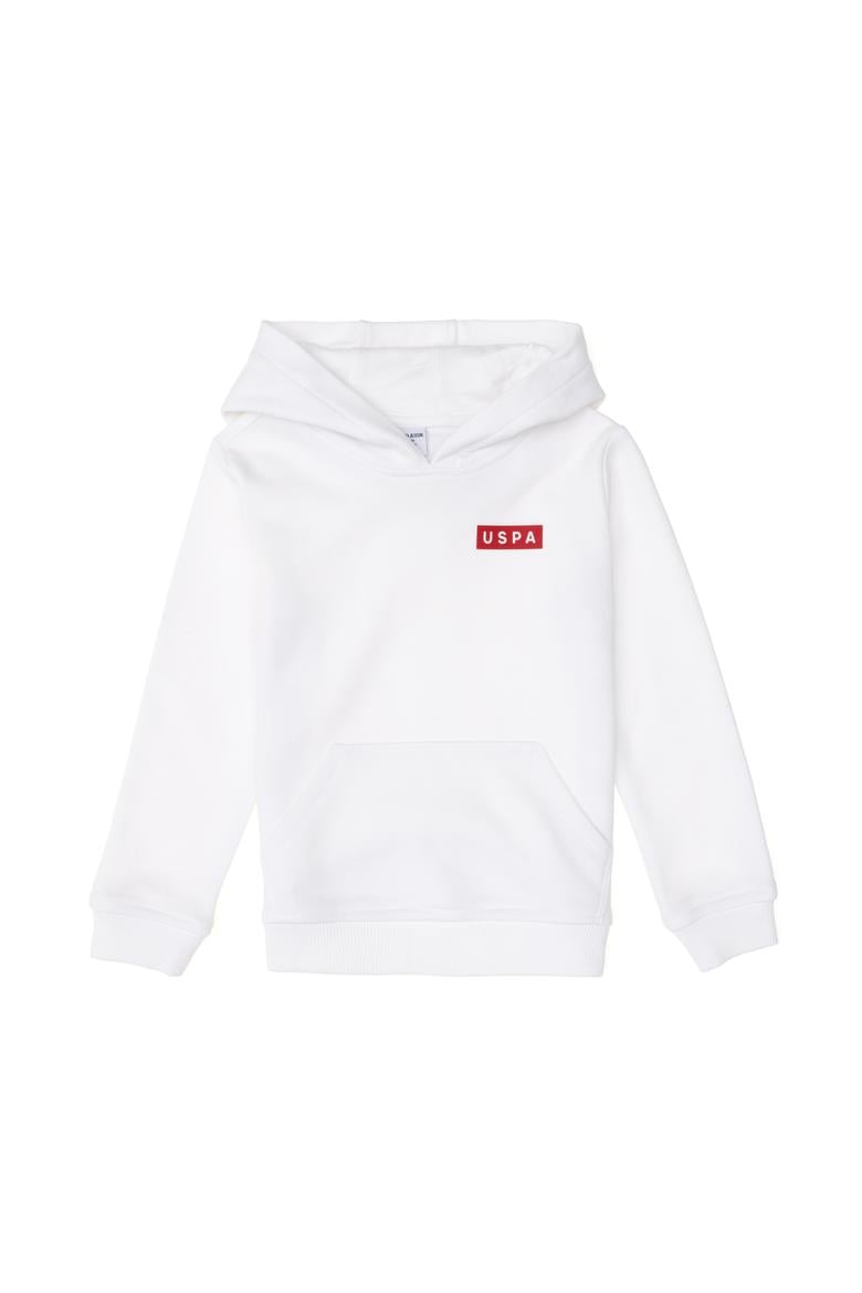 Erkek Çocuk Beyaz Kapüşonlu Sweatshirt - 50293566013
