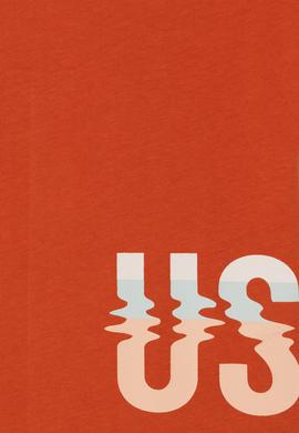 Erkek Çocuk Kiremit Bisiklet Yaka Tişört - 50295427039