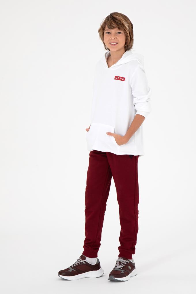 Erkek Çocuk Bordo Eşofman Altı