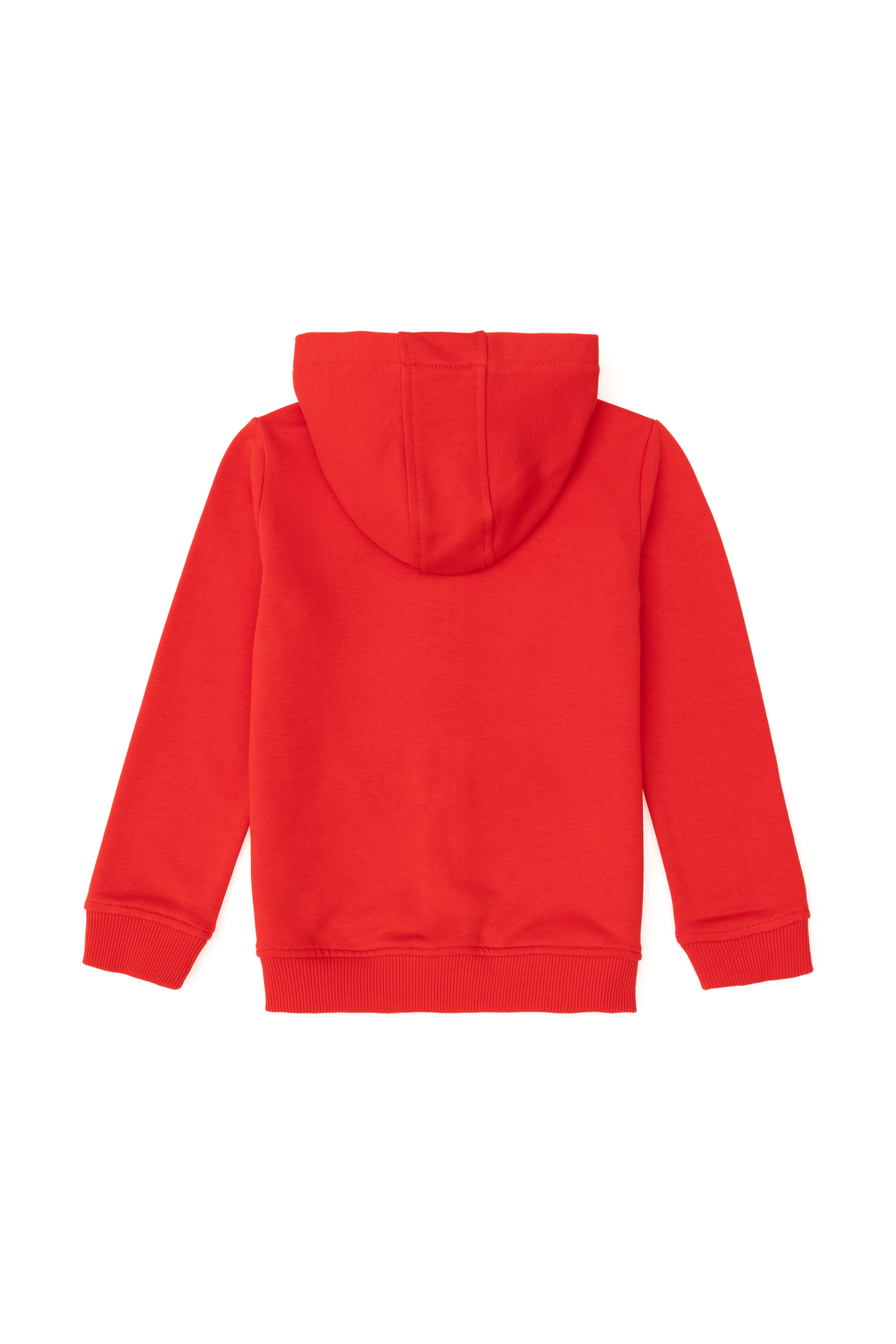 Erkek Çocuk Kırmızı Basic Fermuarlı Sweatshirt - Image 4