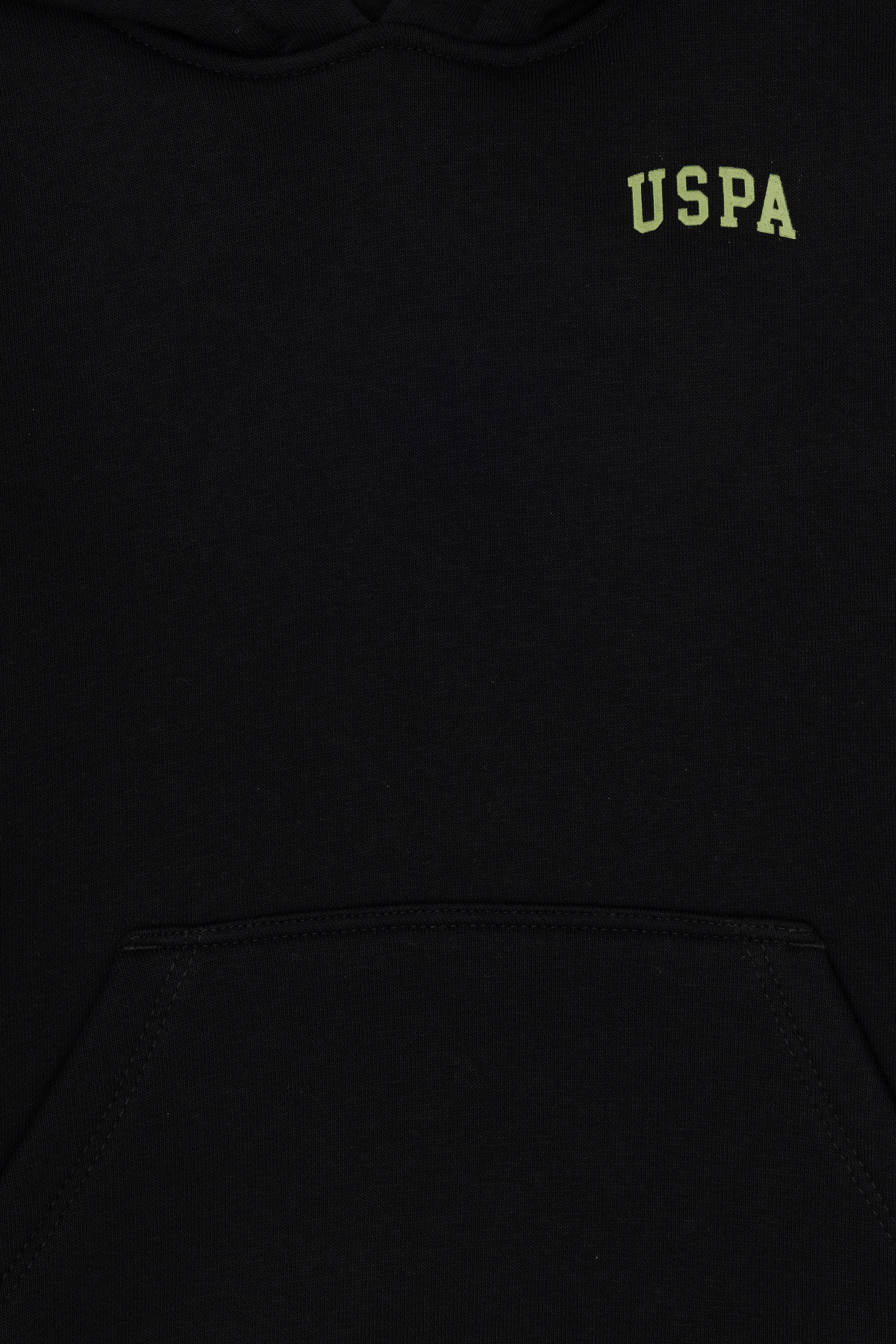 Erkek Çocuk Siyah Basic Kapüşonlu Sweatshirt - Image 5
