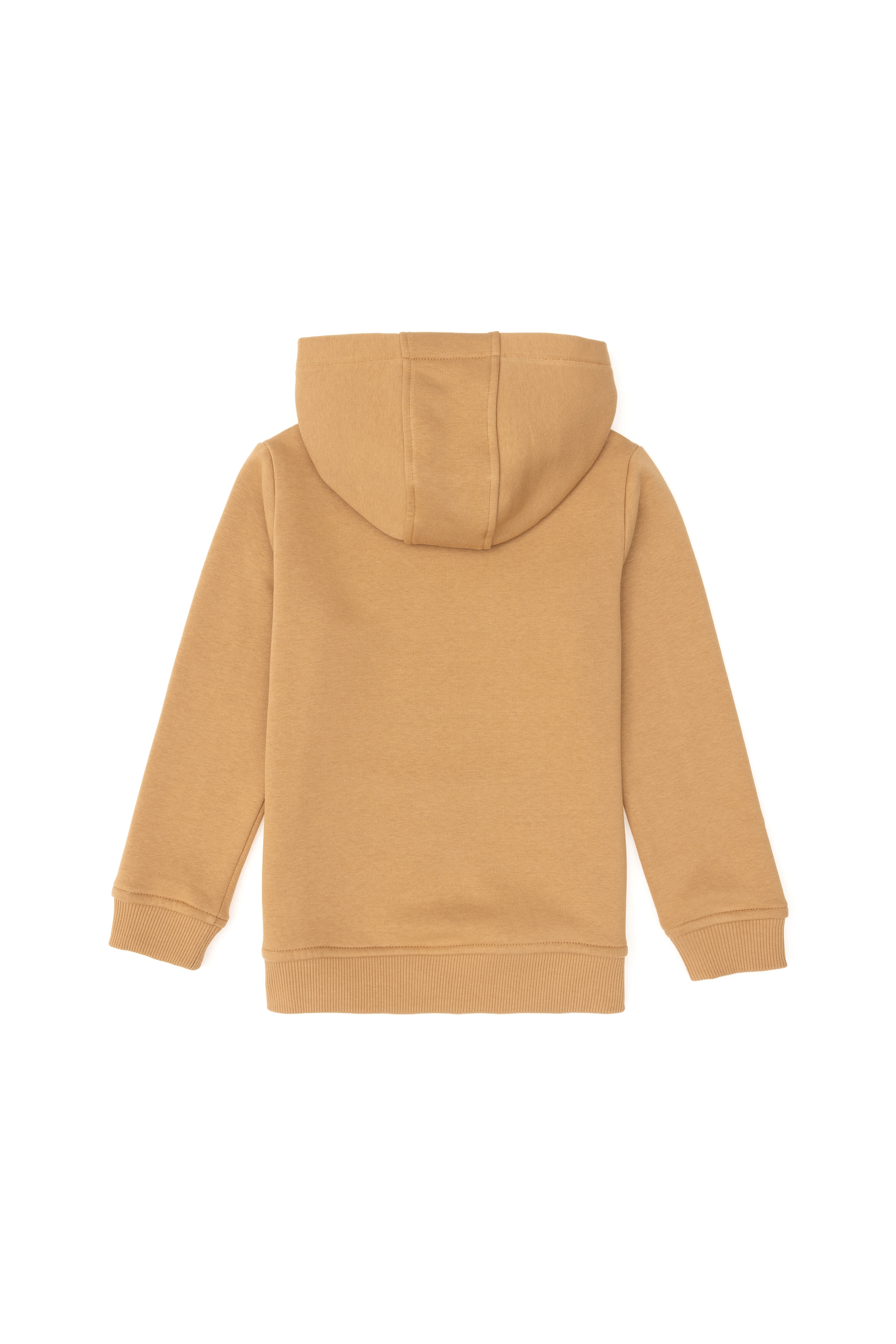 Erkek Çocuk Camel Basic Kapüşonlu Sweatshirt - Image 4