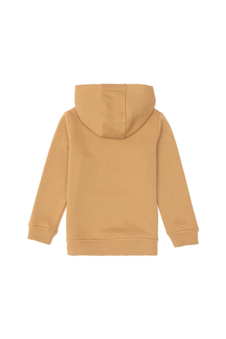 Erkek Çocuk Camel Basic Kapüşonlu Sweatshirt - 50295161019