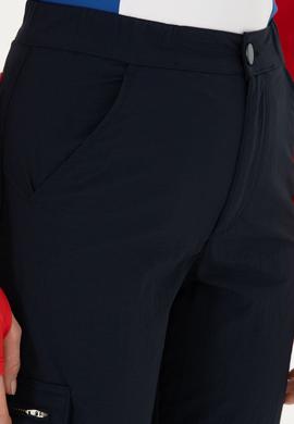 Kadın Lacivert Jogger Fit Kanvas Pantolon - 50291219010