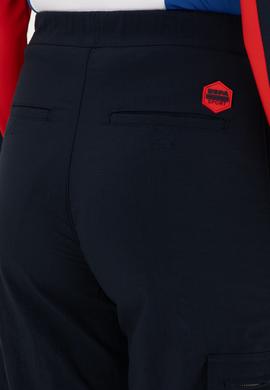 Kadın Lacivert Jogger Fit Kanvas Pantolon - 50291219010