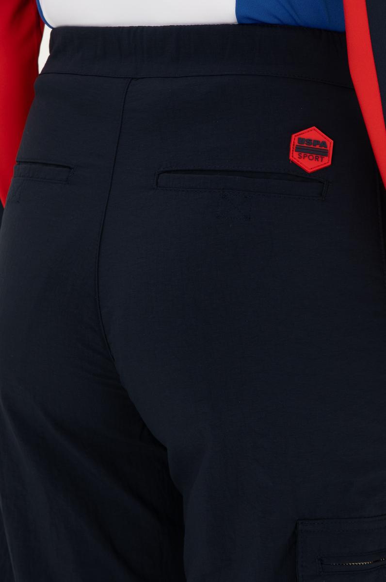 Kadın Lacivert Jogger Fit Kanvas Pantolon