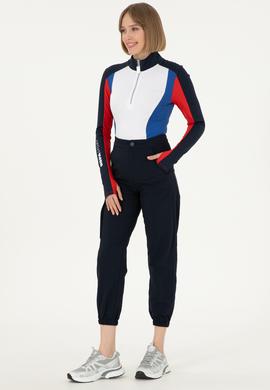 Kadın Lacivert Jogger Fit Kanvas Pantolon - 50291219010