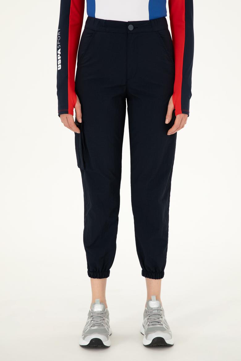 Kadın Lacivert Jogger Fit Kanvas Pantolon - 50291219010