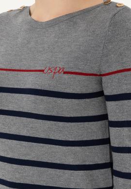 Kadın Antrasit Melanj Bisiklet Yaka Kazak - 50291573024