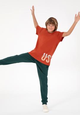 Erkek Çocuk Koyu Yeşil Eşofman Altı - 50293482105