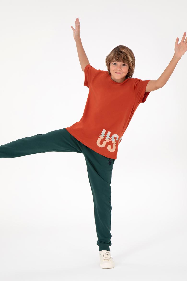 Erkek Çocuk Koyu Yeşil Eşofman Altı