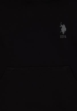 Erkek Çocuk Siyah Basic Kapüşonlu Sweatshirt - 50298269016