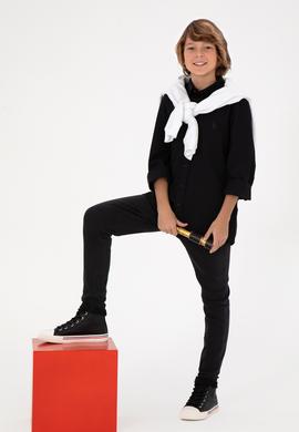 Erkek Çocuk Siyah Jean Pantolon - 50290451011