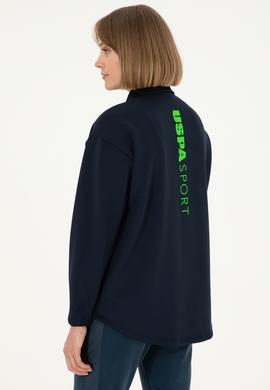 Kadın Lacivert Örme Gömlek - 50292455014