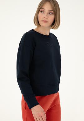 Kadın Lacivert Sweatshirt - 50294751045