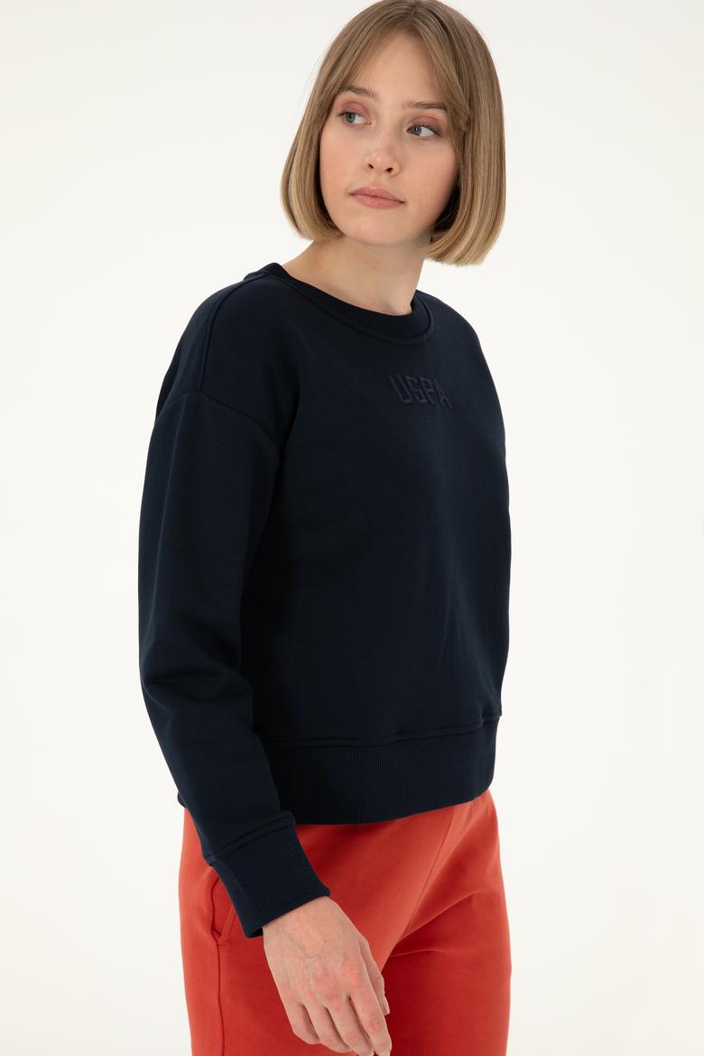 Kadın Lacivert Sweatshirt - 50294751045