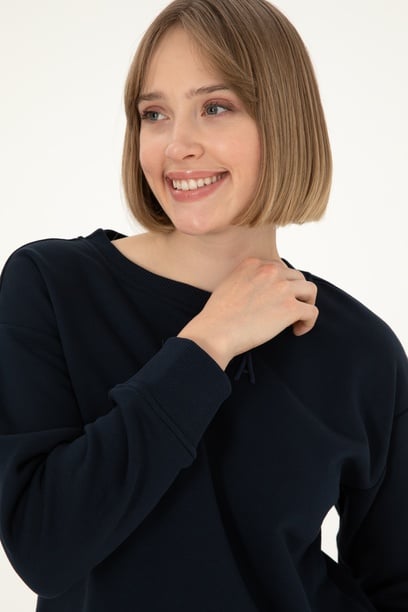 Kadın Lacivert Sweatshirt