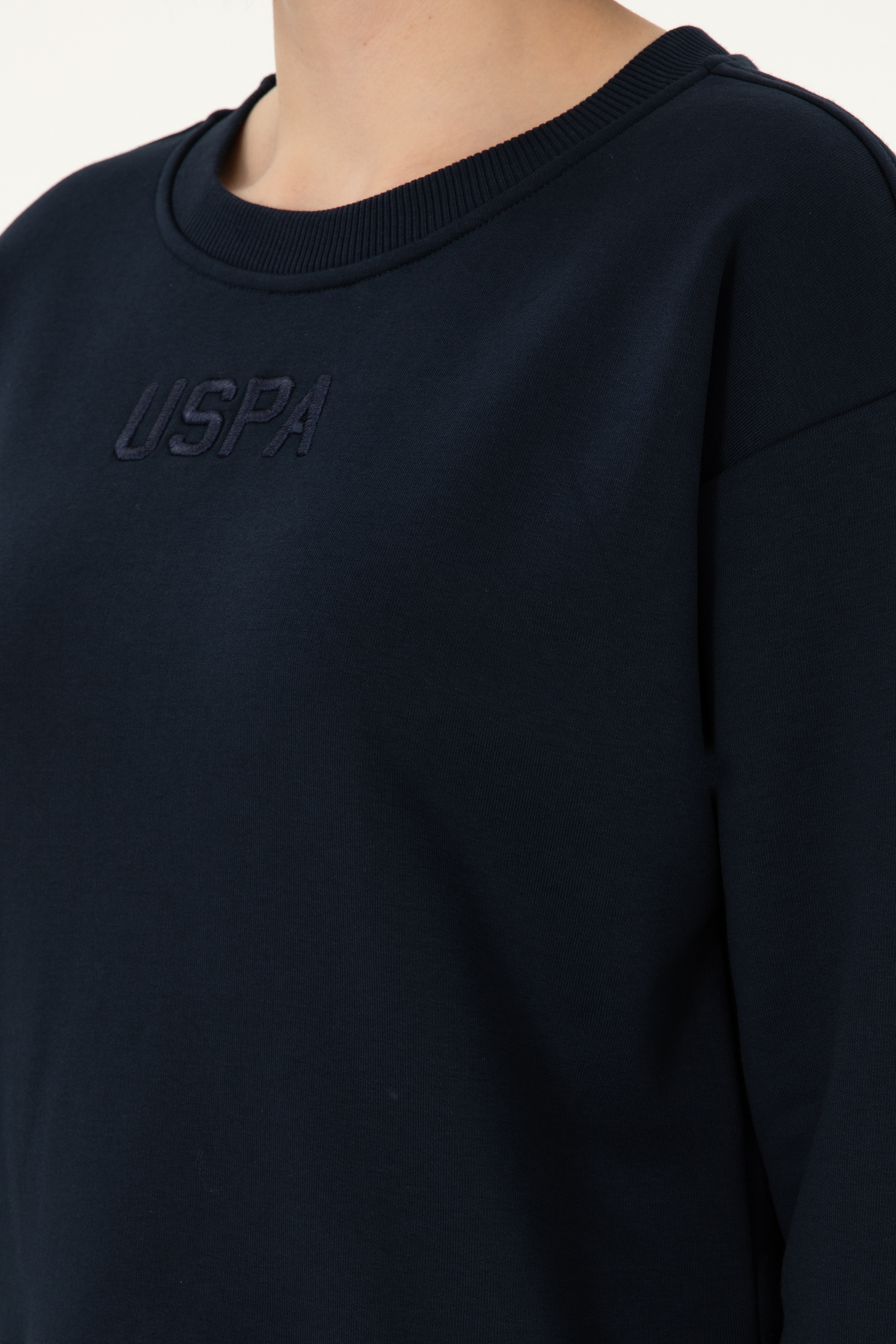 Kadın Lacivert Sweatshirt - Image 7