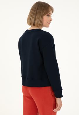 Kadın Lacivert Sweatshirt - 50294751045