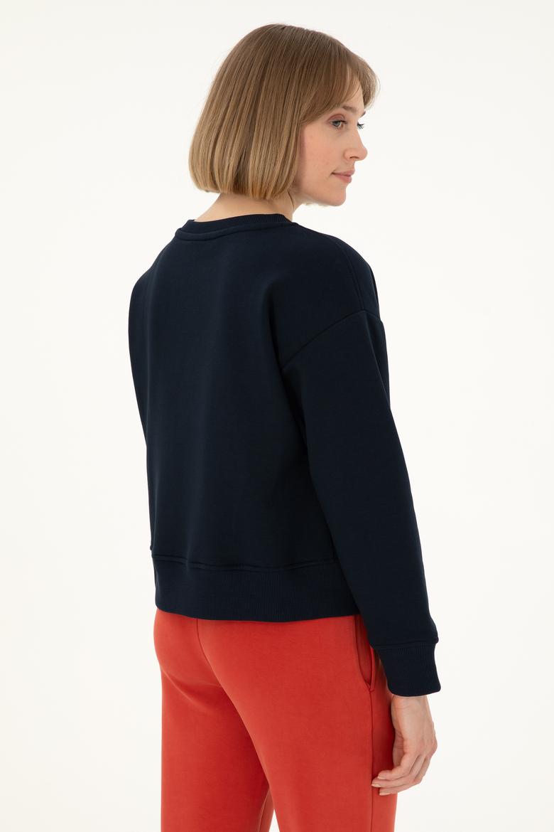Kadın Lacivert Sweatshirt - 50294751045