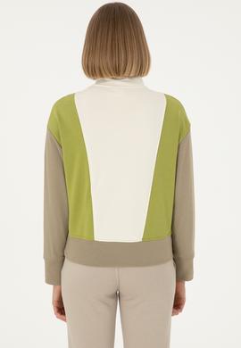 Kadın Fıstık Yeşili Sweatshirt - 50291260013