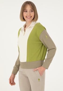 Kadın Fıstık Yeşili Sweatshirt - 50291260013