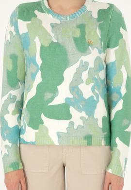 Kadın Mint Bisiklet Yaka Kazak - 50293091018