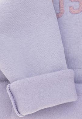 Kız ÇoBebek Lila Kapüşonlu Şardonlu Basic Sweatshirt - 50296408051