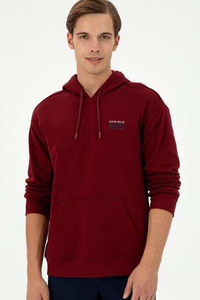 Erkek Bordo Sweatshirt