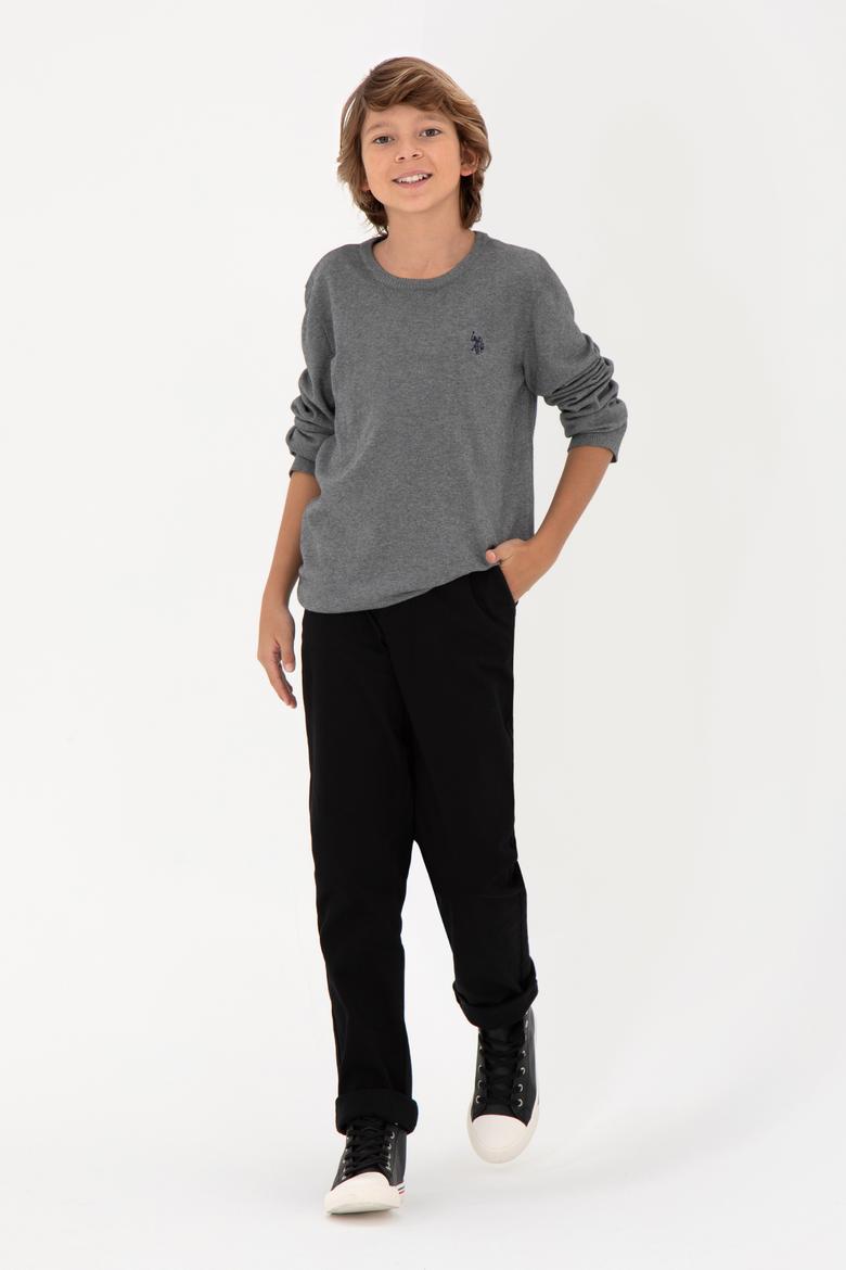 Erkek Çocuk Siyah Kanvas Pantolon - 50298565009