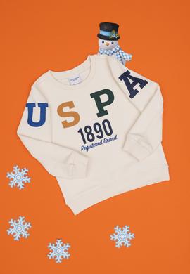 Erkek Çocuk Krem Bisiklet Yaka Tişört - 50293497005