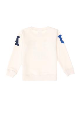 Erkek Çocuk Krem Bisiklet Yaka Tişört - 50293497005