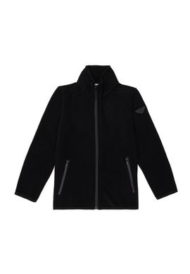 Erkek Çocuk Fermuarlı Siyah Polar Sweatshirt - 50298067094