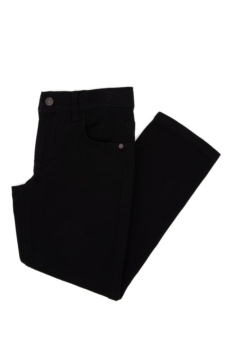 Erkek Çocuk Siyah Kanvas Pantolon - 50298564001