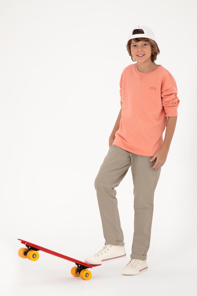 Erkek Çocuk Açık Haki Kanvas Pantolon - 50298564047