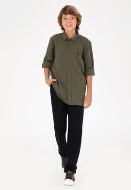 Erkek Çocuk Lacivert Kanvas Pantolon - 50298548032