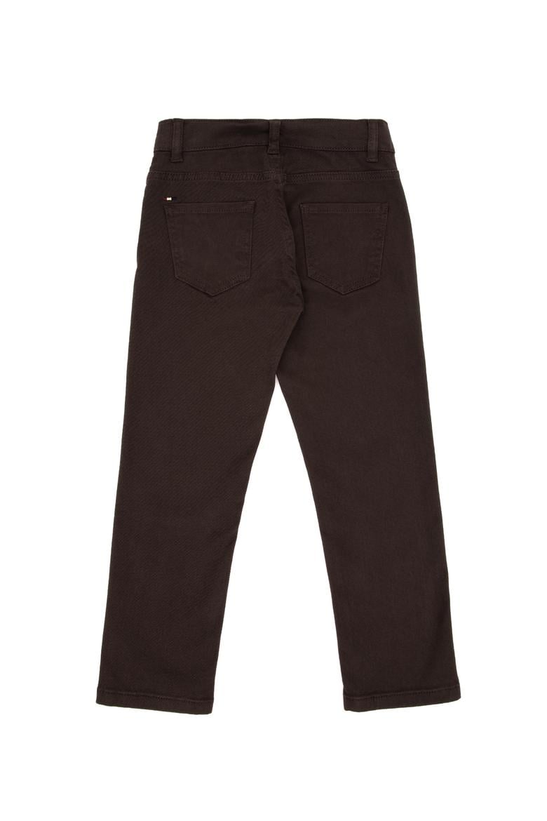 Erkek Çocuk Kahverengi Kanvas Pantolon - 50298564035