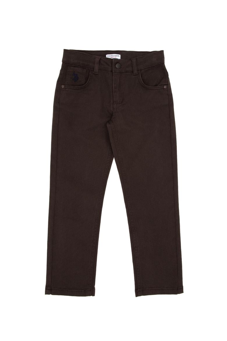 Erkek Çocuk Kahverengi Kanvas Pantolon - 50298564035